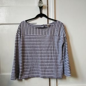 Boatneck bell sleeved top